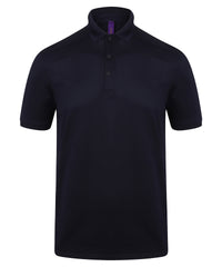 Henbury Stretch Polo Shirt with Wicking Finish (slim Fit) - Oxford Navy*