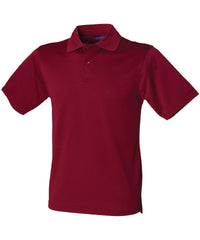Henbury Coolplus® Polo Shirt - Burgundy
