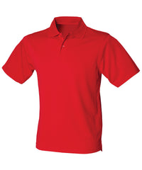 Henbury Coolplus® Polo Shirt - Classic Red*†