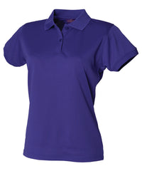 Henbury Women's Coolplus® Polo Shirt - Bright Purple