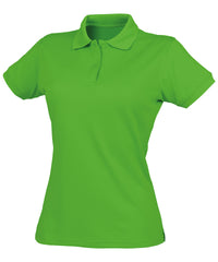 Henbury Women's Coolplus® Polo Shirt - Lime Green