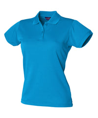 Henbury Women's Coolplus® Polo Shirt - Sapphire Blue