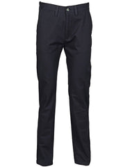 Henbury 65/35 Flat Fronted Chino Trousers - Navy