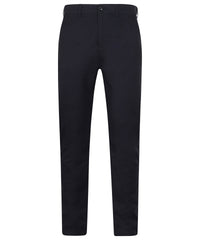 Henbury Stretch Chinos with Flex Waistband - Navy