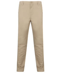 Henbury Stretch Chinos with Flex Waistband - Stone