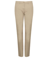 Henbury Women's Stretch Chinos - Stone