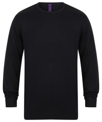 Henbury Crew Neck Jumper - Navy