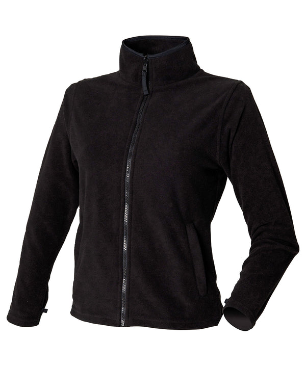 Henbury Women's Microfleece Jacket - Black