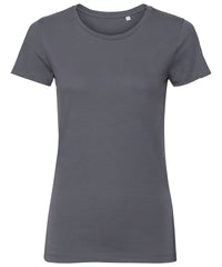 Russell Athletic Women's Pure Organic Tee - Convoy Grey