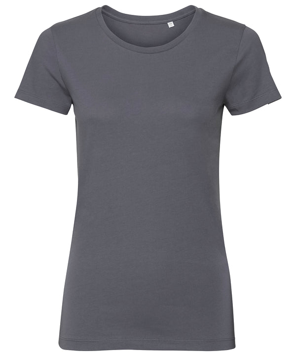 Russell Athletic Women's Pure Organic Tee - Convoy Grey