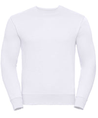 Russell Athletic Set-in Sleeve Sweatshirt - White