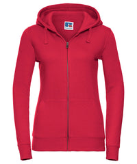 Russell Athletic Women's Authentic Zipped Hooded Sweatshirt - Classic Red