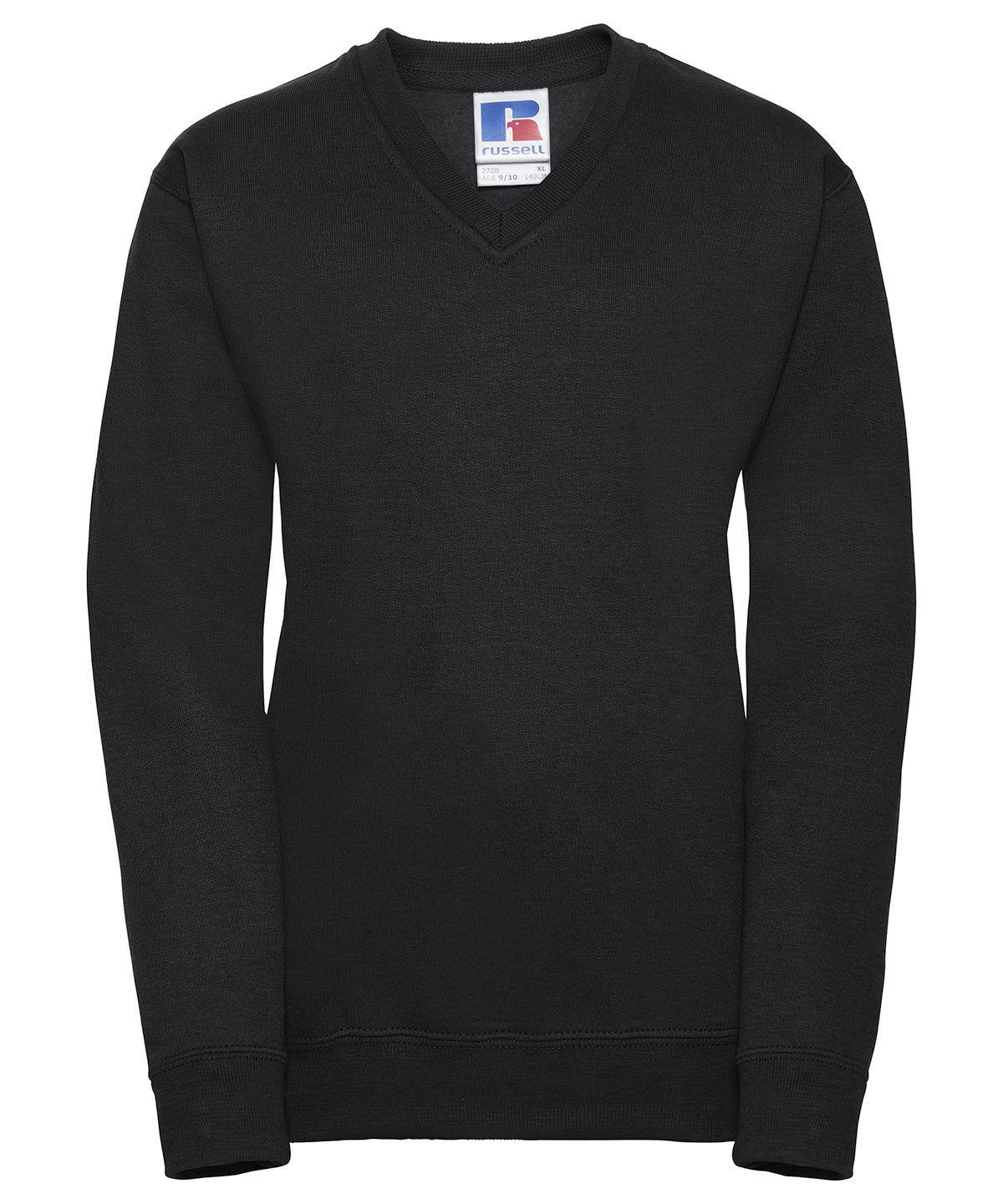 Russell Athletic Kids V-neck Sweatshirt - Black