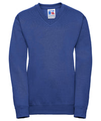 Russell Athletic Kids V-neck Sweatshirt - Bright Royal