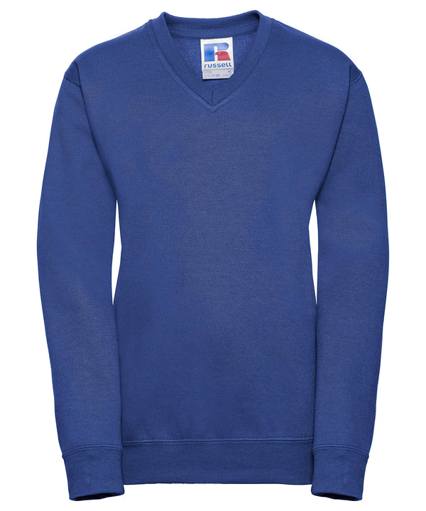 Russell Athletic Kids V-neck Sweatshirt - Bright Royal