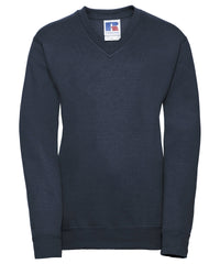 Russell Athletic Kids V-neck Sweatshirt - French Navy