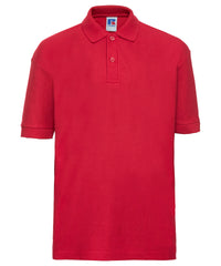 Russell Athletic Kids Polo Shirt - Bright Red
