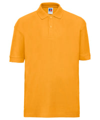 Russell Athletic Kids Polo Shirt - Gold