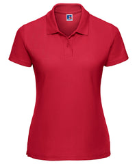 Russell Athletic Women's Classic Polycotton Polo - Classic Red