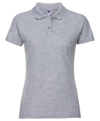 Russell Athletic Women's Classic Polycotton Polo - Light Oxford
