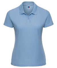 Russell Athletic Women's Classic Polycotton Polo - Sky