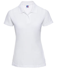 Russell Athletic Women's Classic Polycotton Polo - White