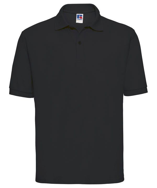 Russell Athletic Classic Polycotton Polo - Black*†