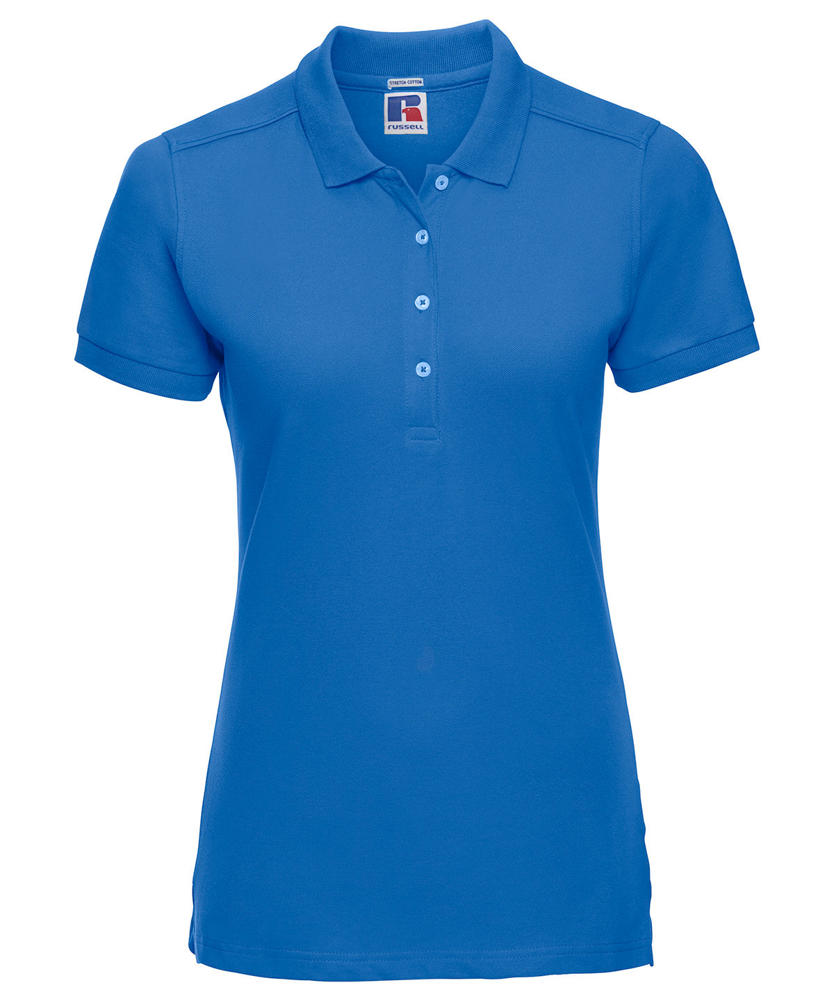 Russell Athletic Women's Stretch Polo - Azure Blue