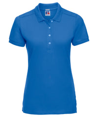 Russell Athletic Women's Stretch Polo - Azure Blue