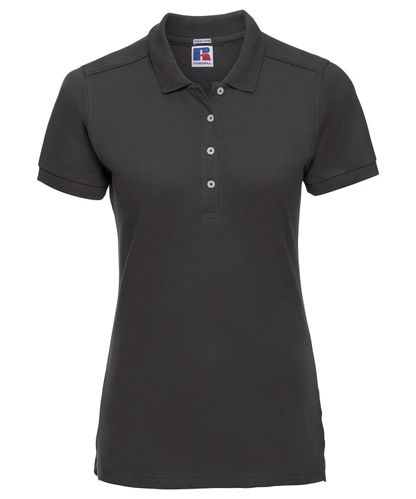 Russell Athletic Women's Stretch Polo - Black
