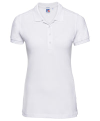 Russell Athletic Women's Stretch Polo - White