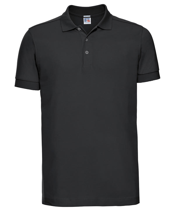 Russell Athletic Stretch Polo - Black