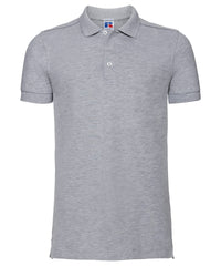 Russell Athletic Stretch Polo - Light Oxford