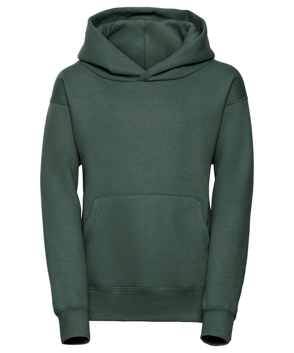 Russell Athletic Kids Hooded Sweatshirt - Bottle Green
