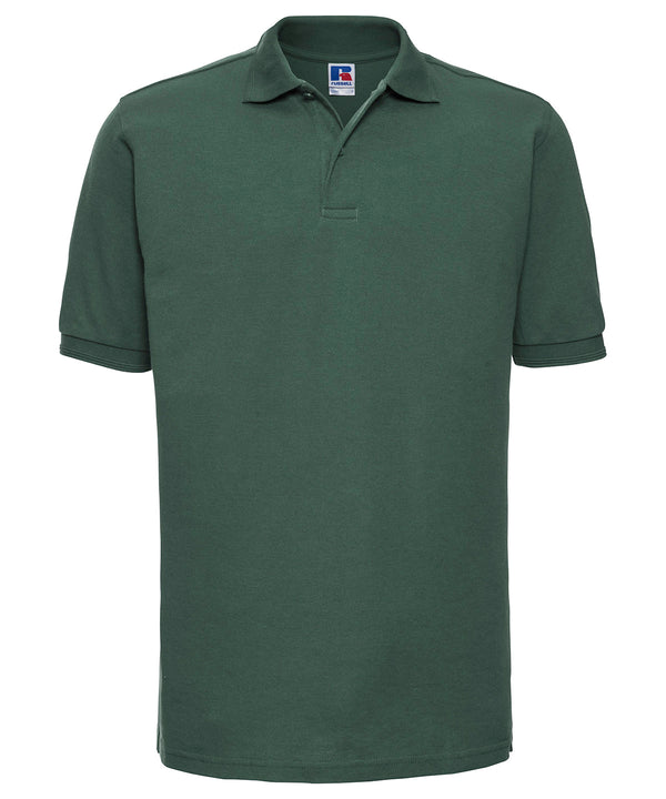 Russell Athletic Hard-wearing 60°C Wash Polo - Bottle Green*