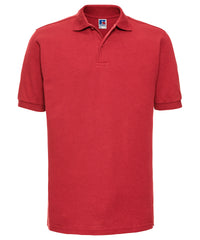 Russell Athletic Hard-wearing 60°C Wash Polo - Bright Red