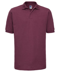 Russell Athletic Hard-wearing 60°C Wash Polo - Burgundy