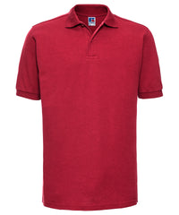Russell Athletic Hard-wearing 60°C Wash Polo - Classic Red
