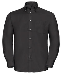 Russell Athletic Long Sleeve Ultimate Non-iron Shirt - Black