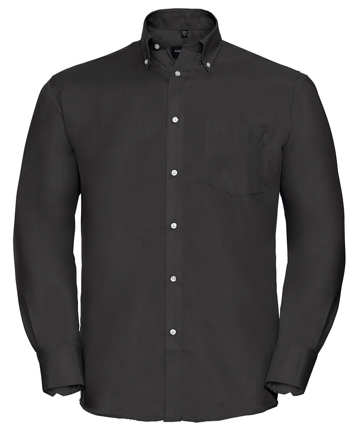Russell Athletic Long Sleeve Ultimate Non-iron Shirt - Black