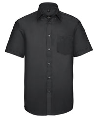 Russell Athletic Short Sleeve Ultimate Non-iron Shirt - Black