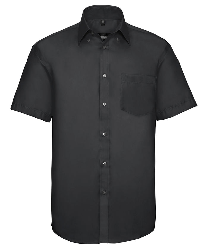 Russell Athletic Short Sleeve Ultimate Non-iron Shirt - Black