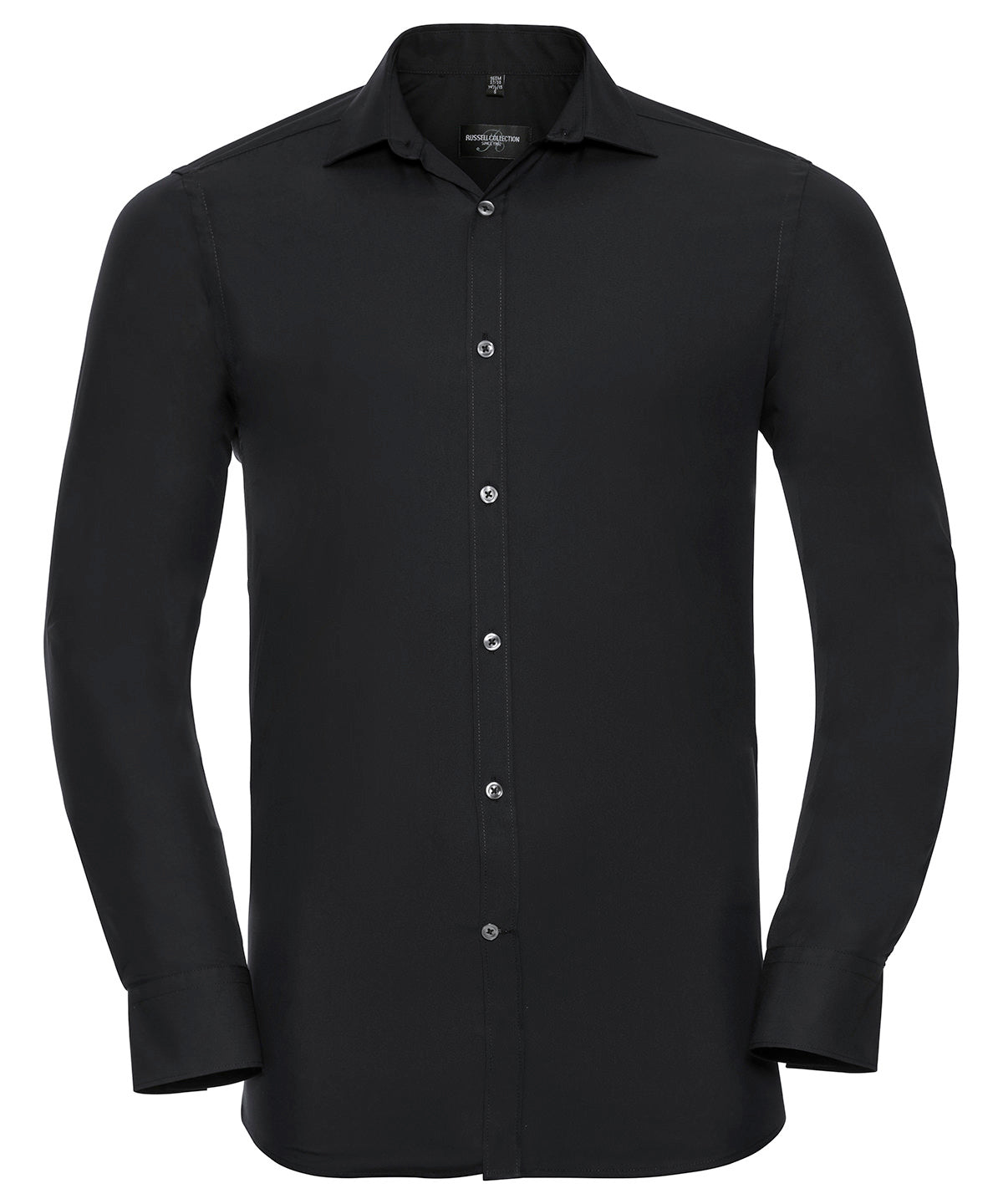 Russell Athletic Long Sleeve Ultimate Stretch Shirt - Black