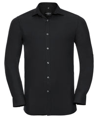 Russell Athletic Long Sleeve Ultimate Stretch Shirt - Black