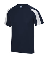 AWDis Contrast Cool T - French Navy/Arctic White*