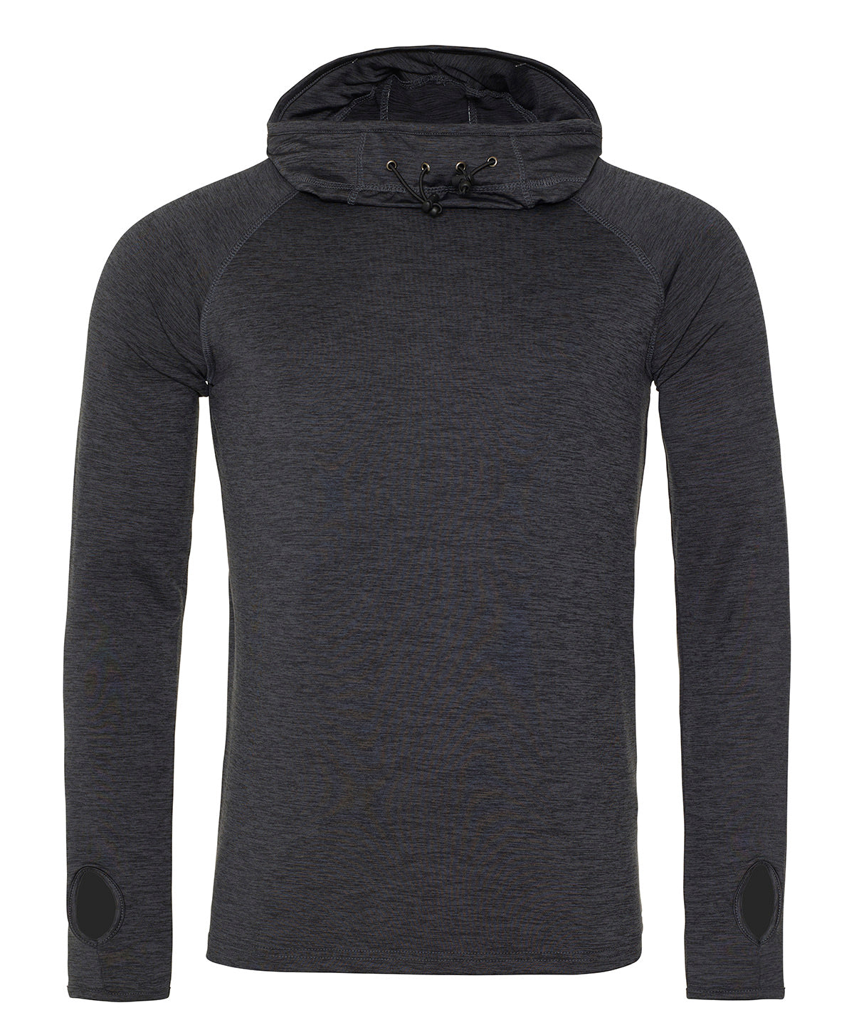 AWDis Cool Cowl Neck Top - Black Slate Melange