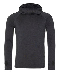 AWDis Cool Cowl Neck Top - Black Slate Melange