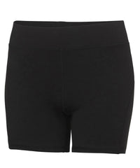 AWDis Women's Cool Training Shorts - Jet Black