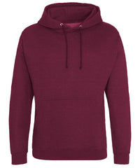 AWDis College Hoodie - Burgundy Smoke