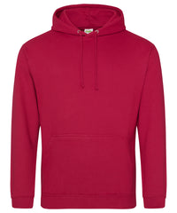 AWDis College Hoodie - Red Hot Chilli